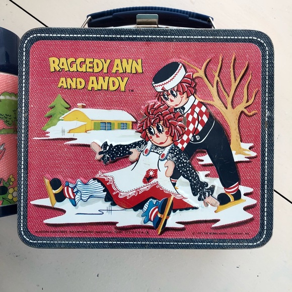 Vintage Rare Raggedy Ann & Andy lunch box 1973 - Picture 2 of 8